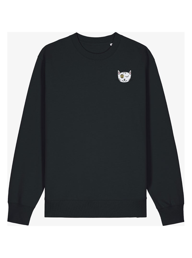 Sweater Man - CHAT CLIN DOEIL CŒUR Zwart - Kiabi