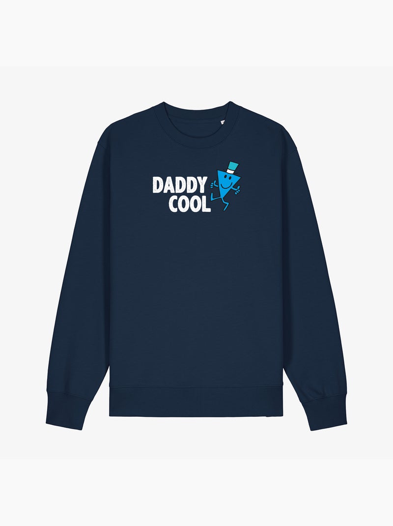 Sweater Man - DADDY COOL FACE 2 Marineblauw - Kiabi
