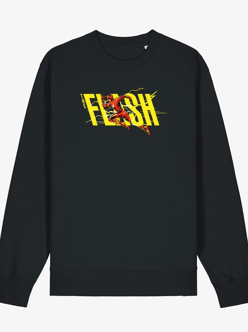 Sweater Man - FLASH YELLOW SAVING THE FUTURE AND PAST Zwart - Kiabi