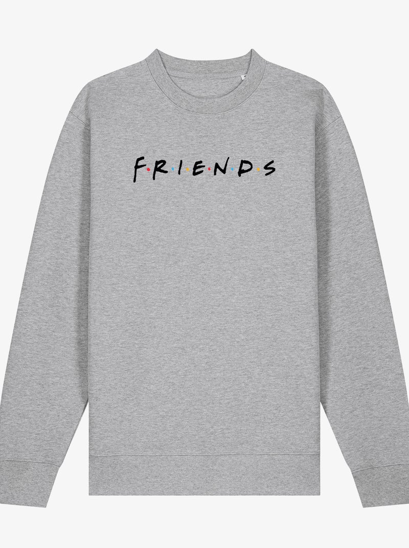 Sweater Man - FRIENDS LOGO BLACK Gemêleerd grijs - Kiabi