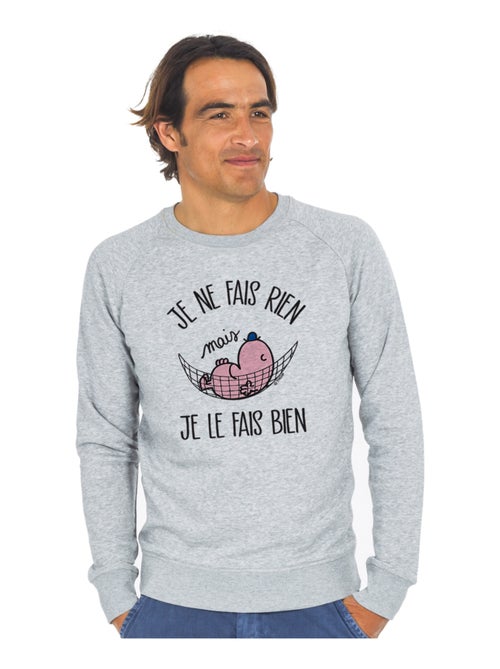 Sweater Man - JE NE FAIS RIEN MAIS JE LE FAIS BIEN - Kiabi Sweater Man - JE NE FAIS RIEN MAIS JE LE FAIS BIEN - Kiabi