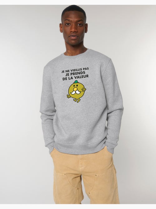 Sweater Man - JE NE VIEILLIS PAS JE PRENDS DE LA VALEUR - Kiabi Sweater Man - JE NE VIEILLIS PAS JE PRENDS DE LA VALEUR - Kiabi