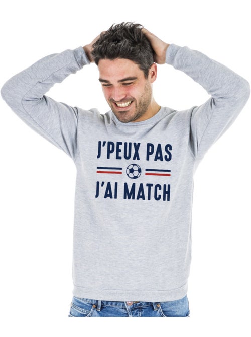 Sweater Man - JE PEUX PAS J'AI MATCH - Kiabi