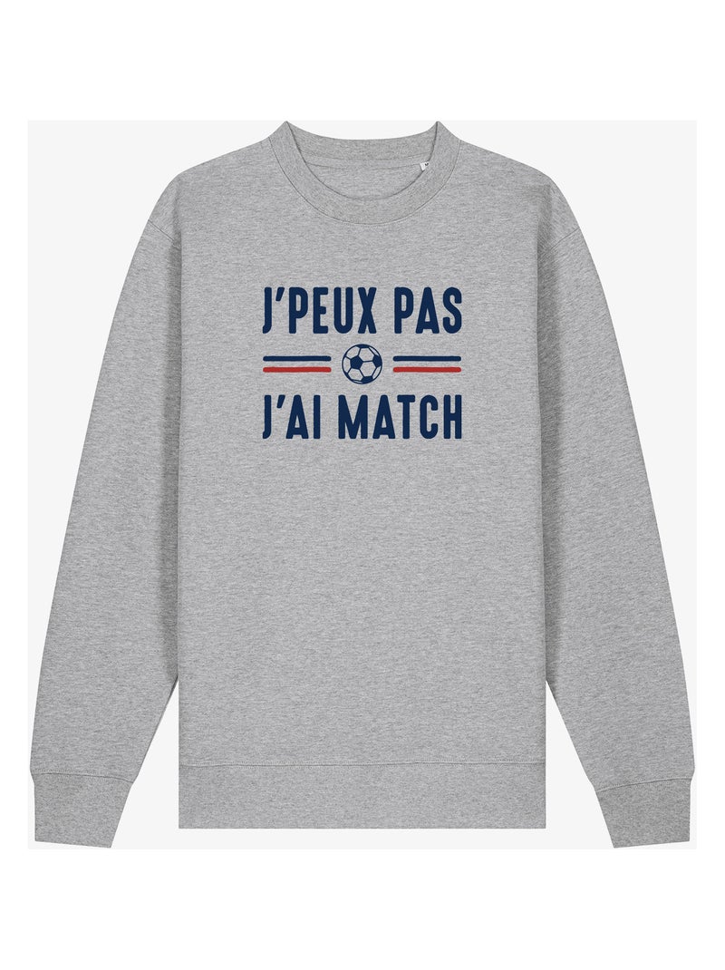 Sweater Man - JE PEUX PAS J'AI MATCH Gemêleerd grijs - Kiabi