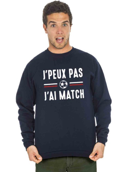 Sweater Man - JE PEUX PAS J'AI MATCH - Kiabi