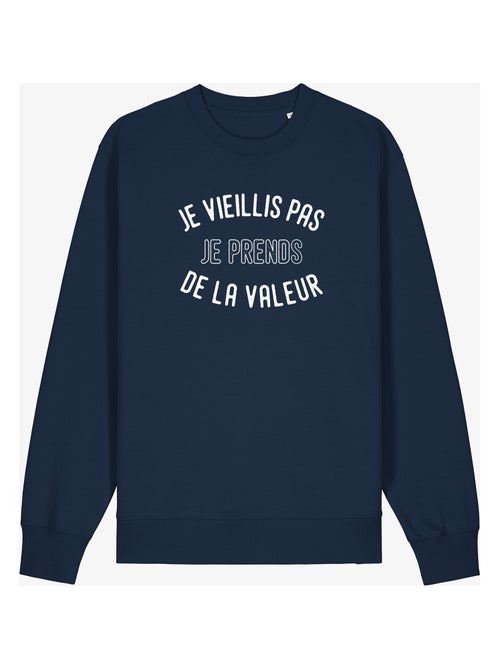 Sweater Man - JE VIEILLIS PAS JE PRENDS DE LA VALEUR ENKR - Kiabi Sweater Man - JE VIEILLIS PAS JE PRENDS DE LA VALEUR ENKR - Kiabi
