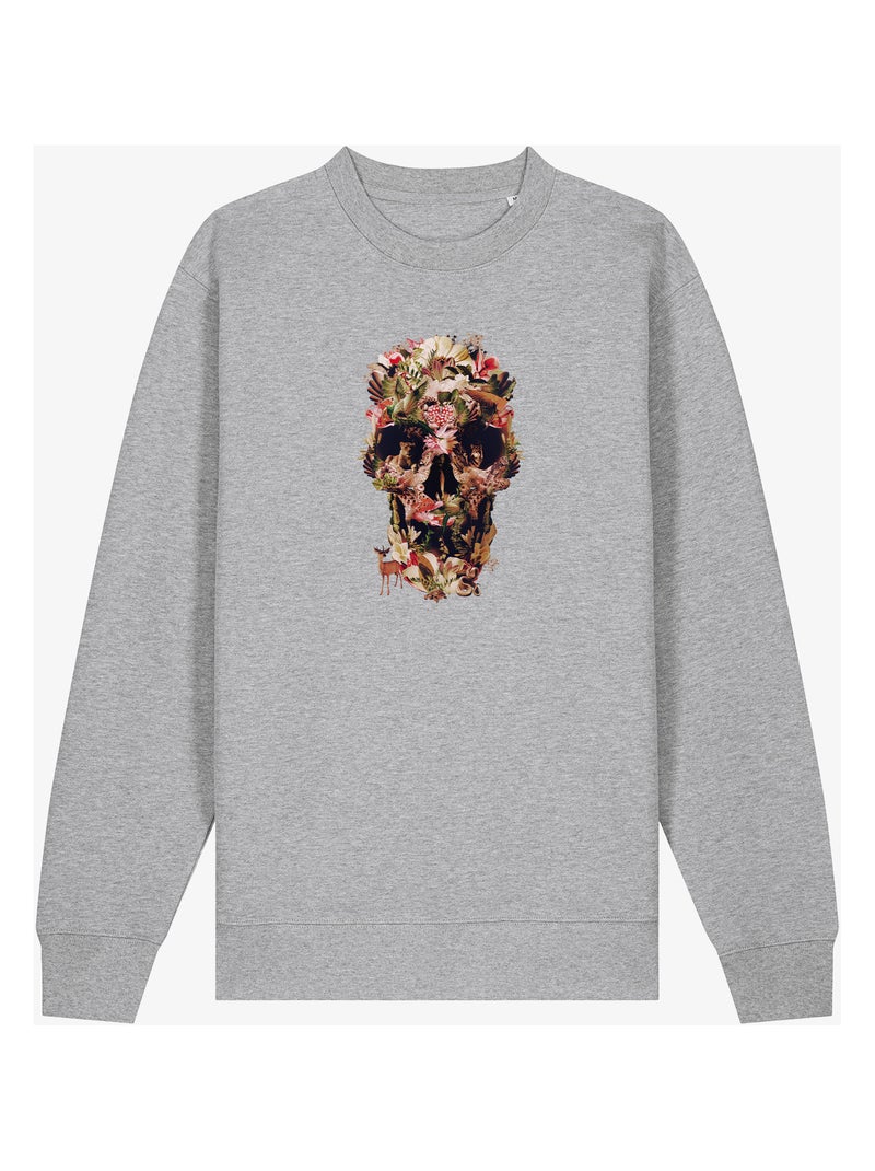 Sweater Man - JUNGLE SKULL Gemêleerd grijs - Kiabi
