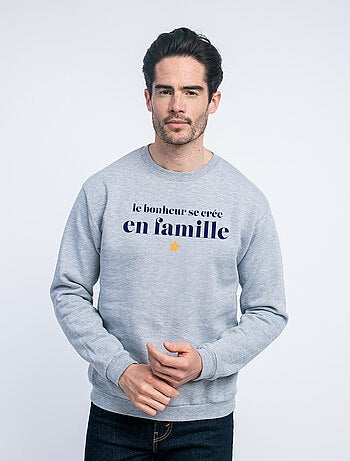 Sweater Man - LE BONHEUR SE CRÉE EN FAMILLE