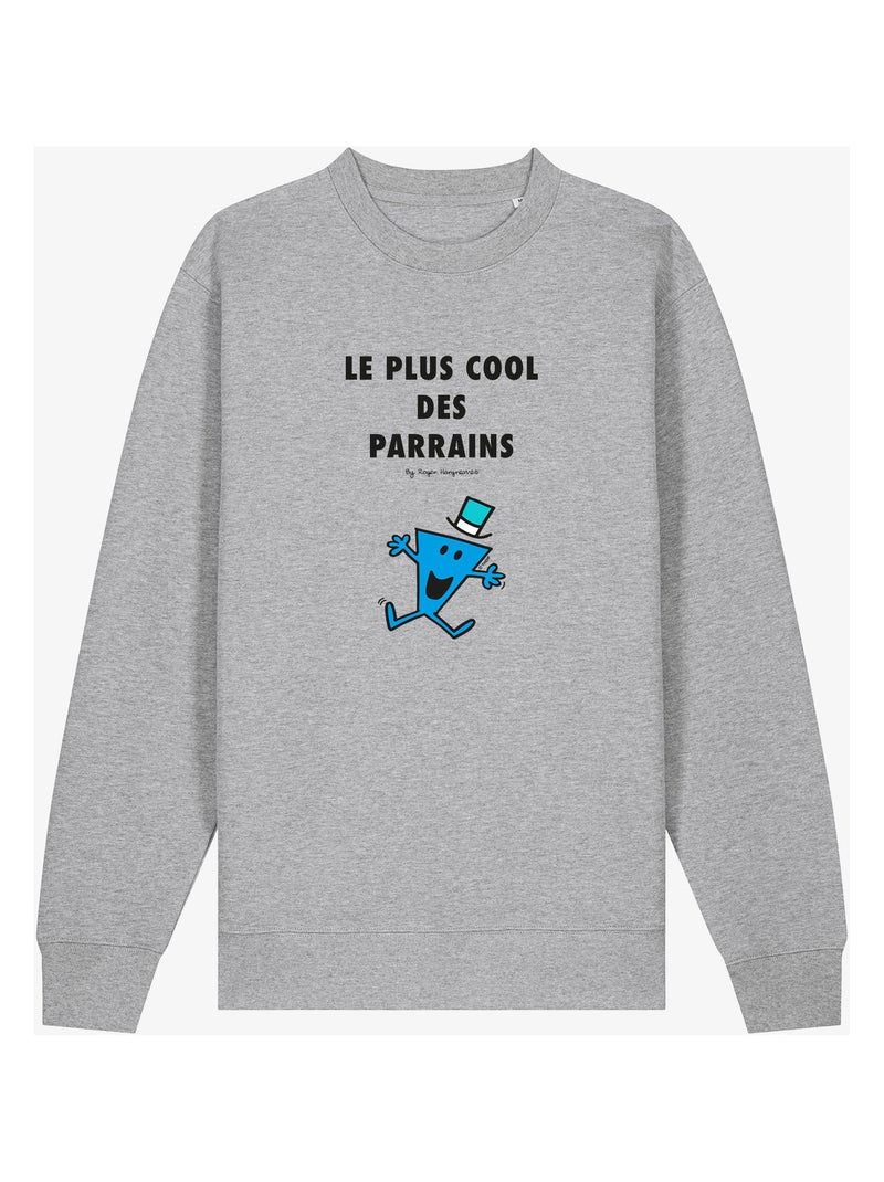 Sweater Man - LE PLUS COOL DES PARRAINS 2 Gemêleerd grijs - Kiabi