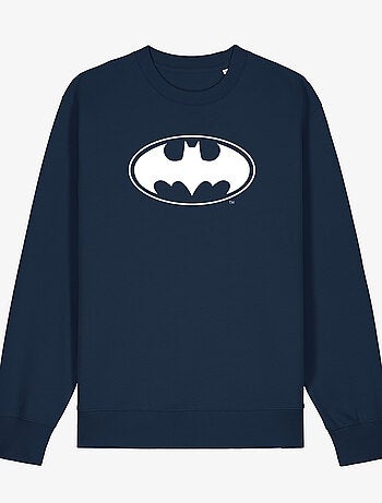 Sweater Man - LOGO BATMAN WHITE