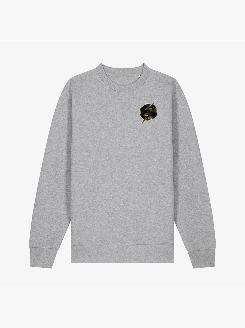 Sweater Man - LOGO CŒUR FLASH Gemêleerd grijs - Kiabi