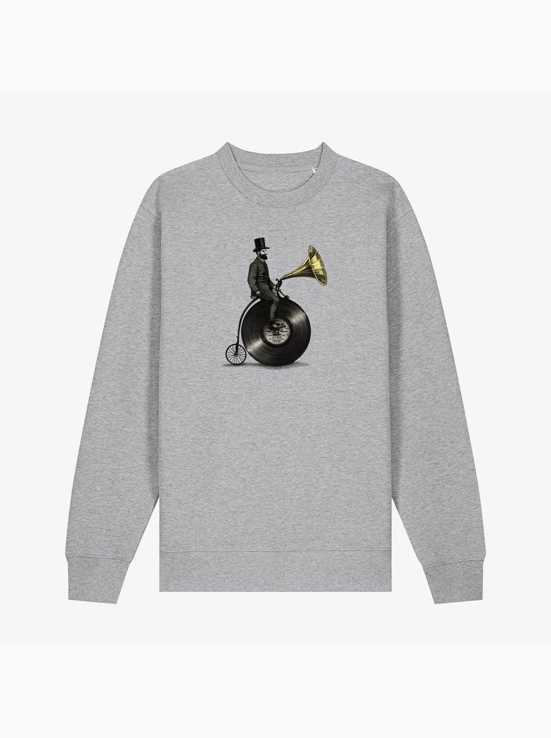 Sweater Man - MUSIC MAN Gemêleerd grijs - Kiabi