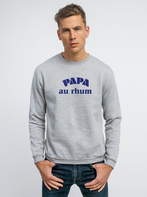 Sweater Man - PAPA AU RHUM WAF - Kiabi