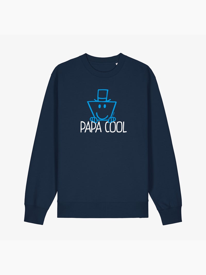Sweater Man - PAPA COOL Marineblauw - Kiabi