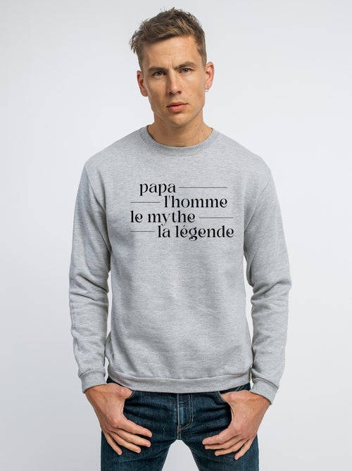 Sweater Man - PAPA MYTHE LEGENDE - Kiabi Sweater Man - PAPA MYTHE LEGENDE - Kiabi