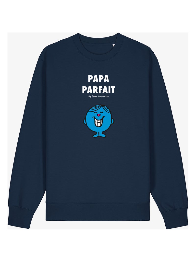 Sweater Man - PAPA PARFAIT 2 Marineblauw - Kiabi