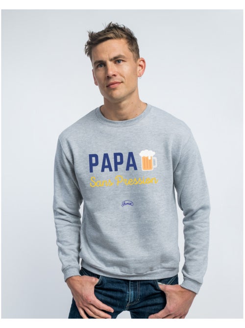 Sweater Man - PAPA SANS PRESSION - Kiabi Sweater Man - PAPA SANS PRESSION - Kiabi