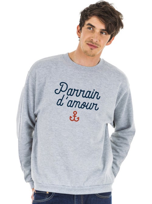 Sweater Man - PARRAIN D'AMOUR - Kiabi