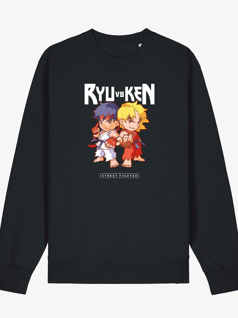 Sweater Man - RYU VS KEN STREET FIGHTER Zwart - Kiabi