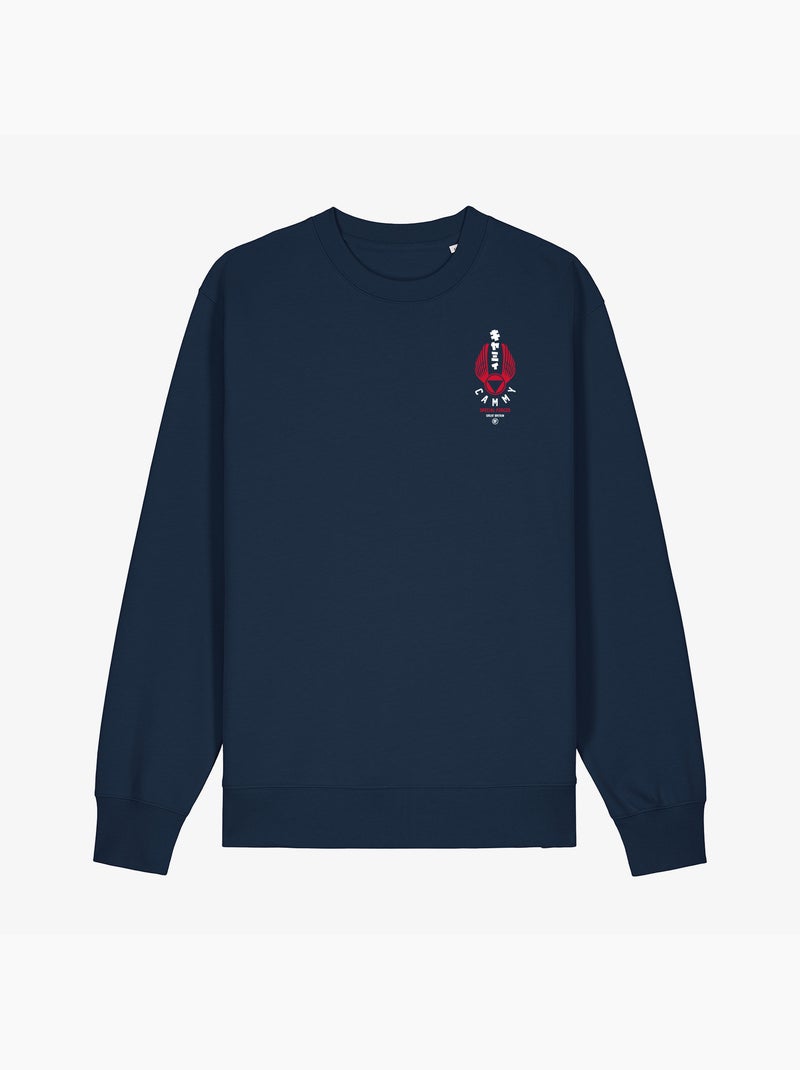 Sweater Man - STREET FIGHTER SPECIAL FORCES CŒUR Marineblauw - Kiabi