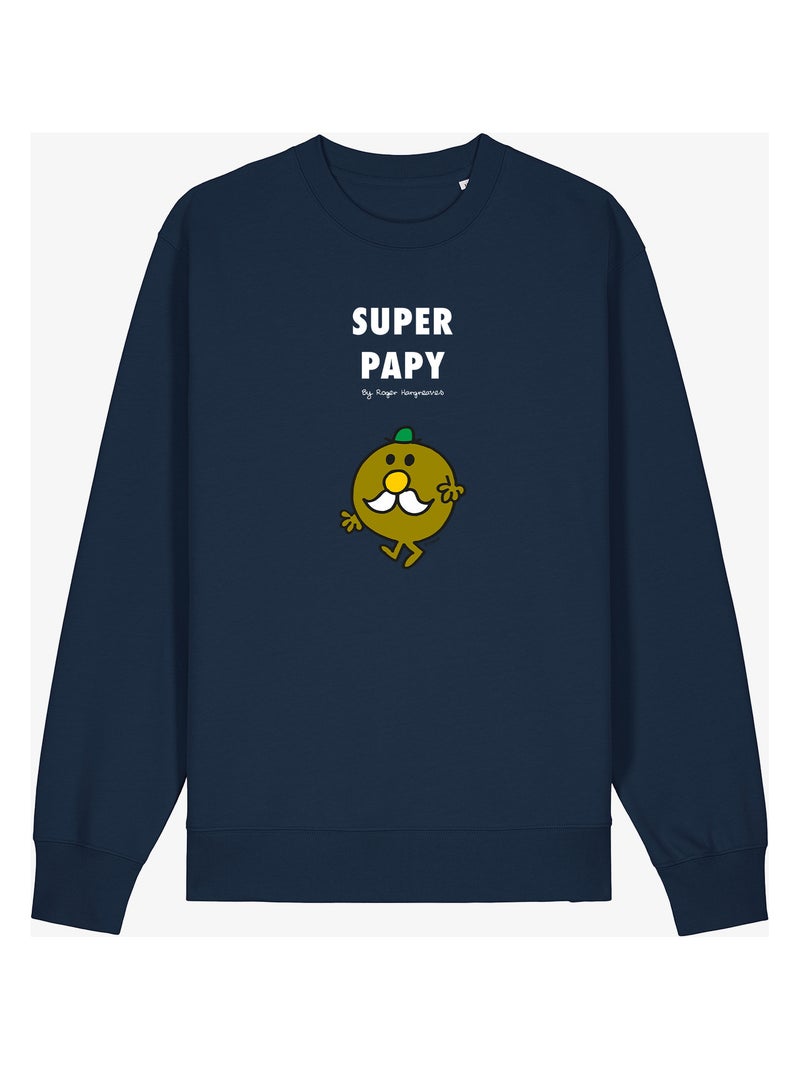 Sweater Man - SUPER PAPY MRMME Marineblauw - Kiabi