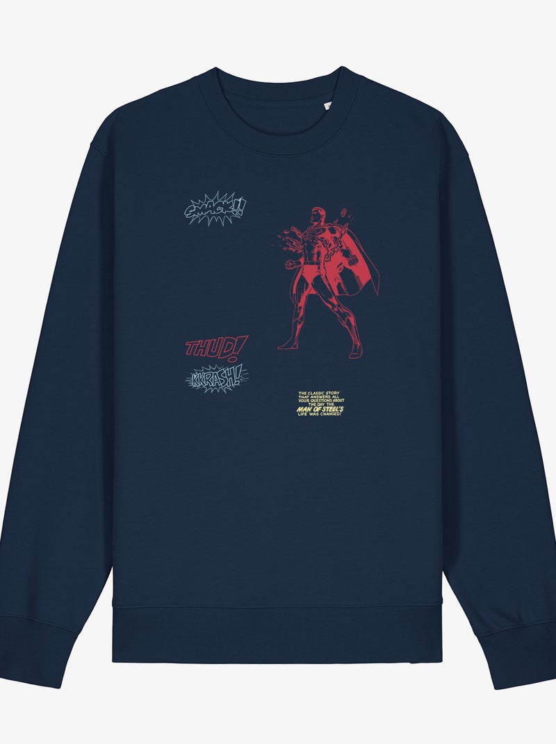 Sweater Man - SUPERMAN 3 Marineblauw - Kiabi