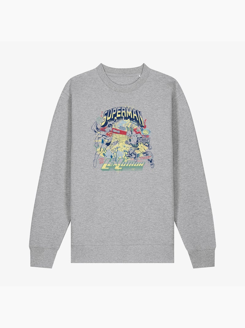 Sweater Man - SUPERMAN LEX LUTHOR Gemêleerd grijs - Kiabi