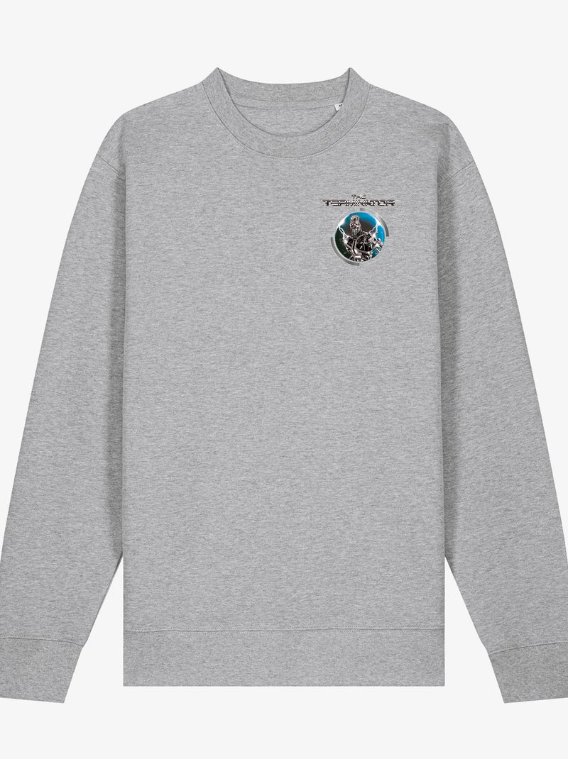 Sweater Man - THE TERMINATOR LOGO COEUR Gemêleerd grijs - Kiabi