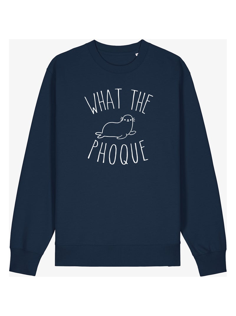 Sweater Man - WHAT THE PHOQUE Marineblauw - Kiabi