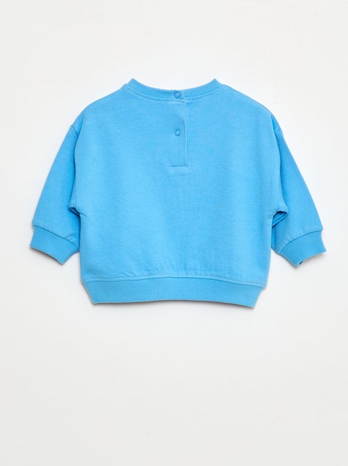 Sweater 'Meneer en Mevrouw' van zachte en warme geruwde fleece - Kiabi