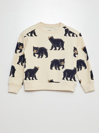 Sweater met beermotiefje