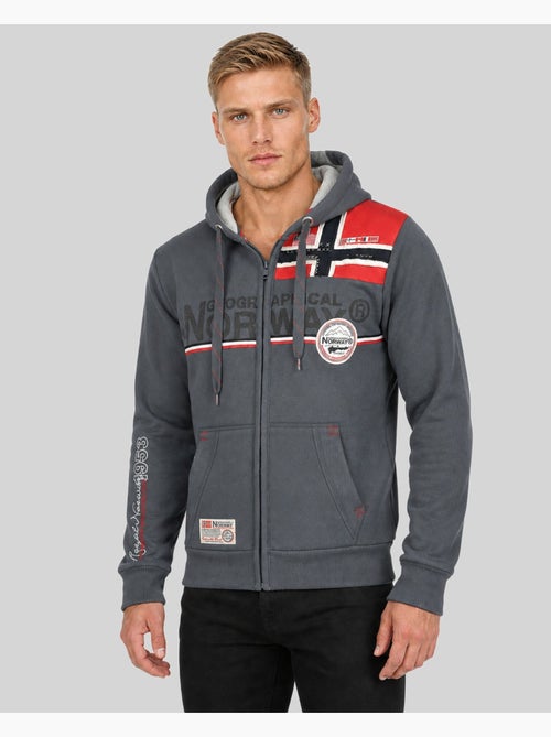 Sweater met capuchon faponie – geographical norway - Kiabi Sweater met capuchon faponie – geographical norway - Kiabi