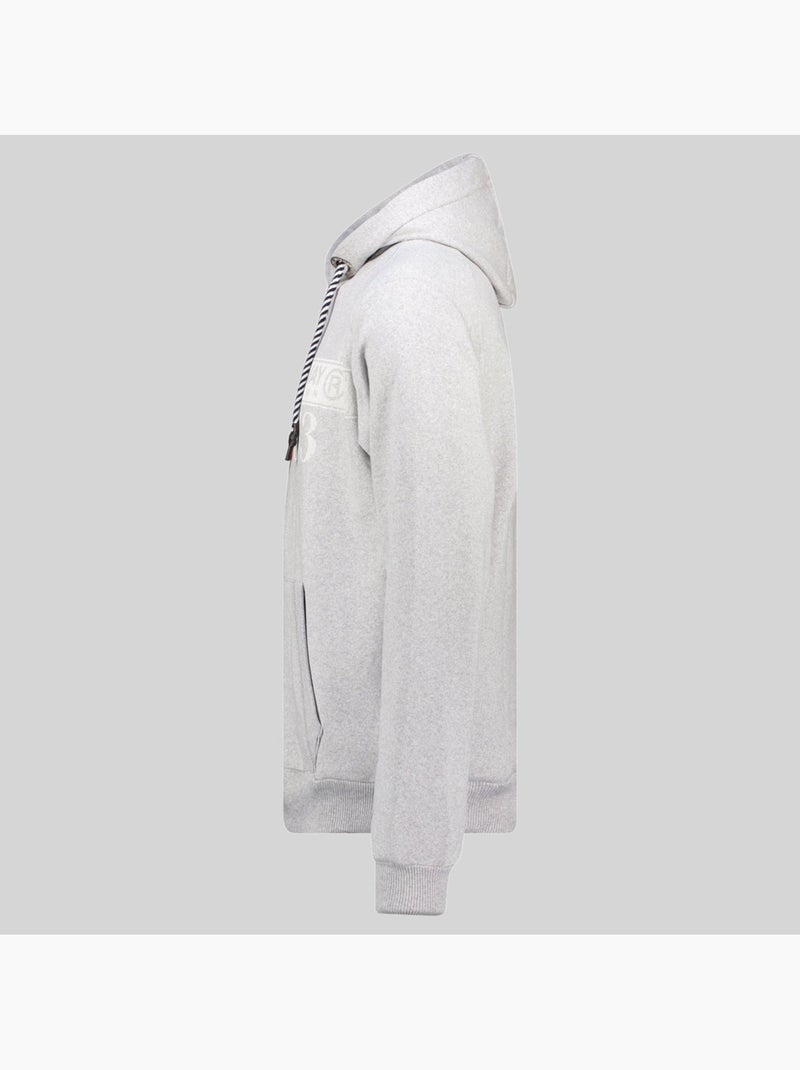 Sweater met capuchon fastlife – geographical norway Lichtgrijs - Kiabi