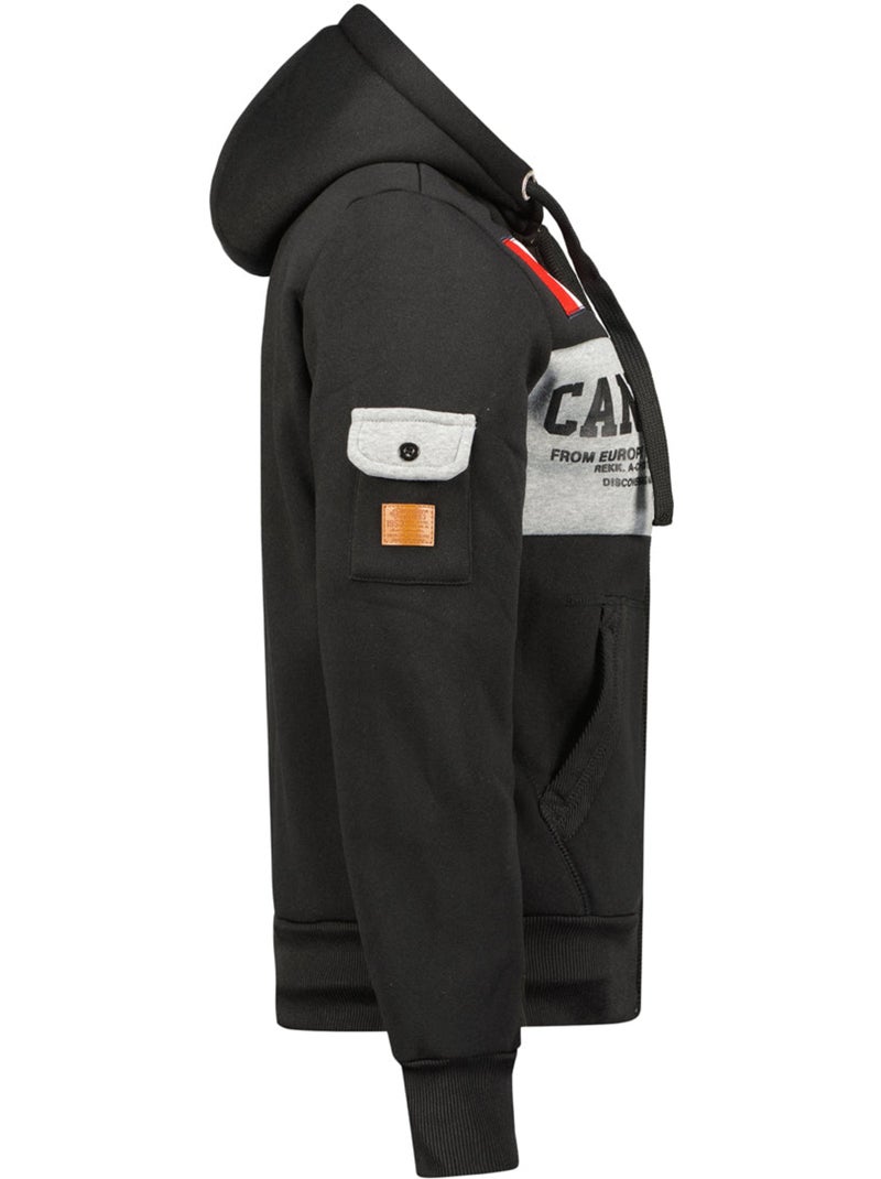 Sweater met capuchon fipeak – canadian peak Zwart - Kiabi