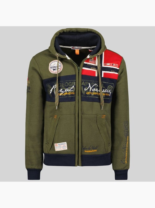 Sweater met capuchon flyer – geographical norway - Kiabi Sweater met capuchon flyer – geographical norway - Kiabi
