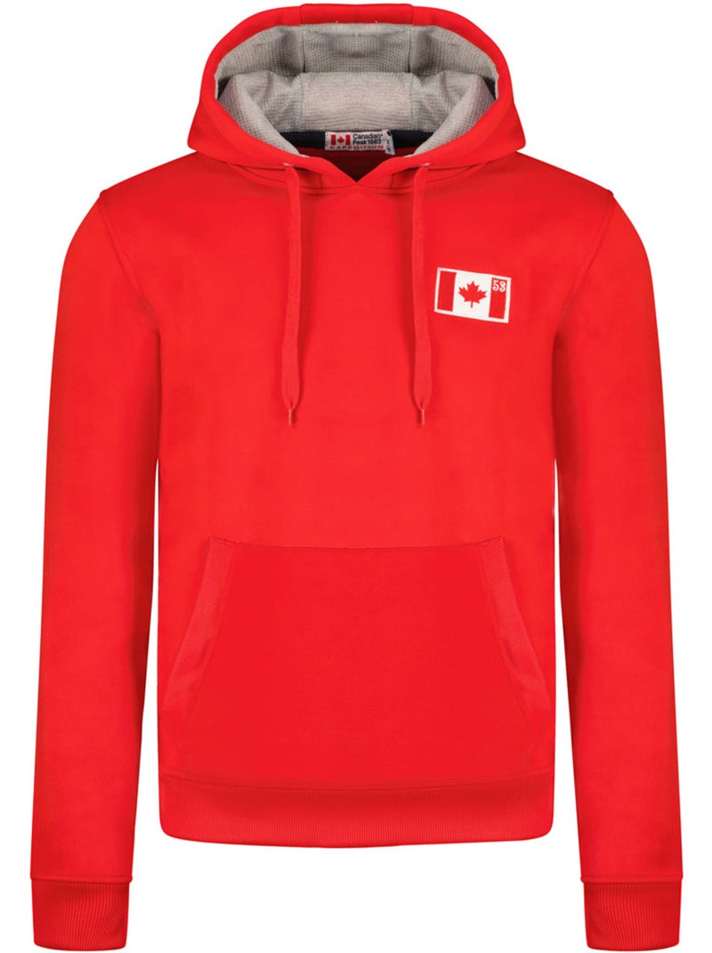 Sweater met capuchon fondeak – canadian peak Rood - Kiabi