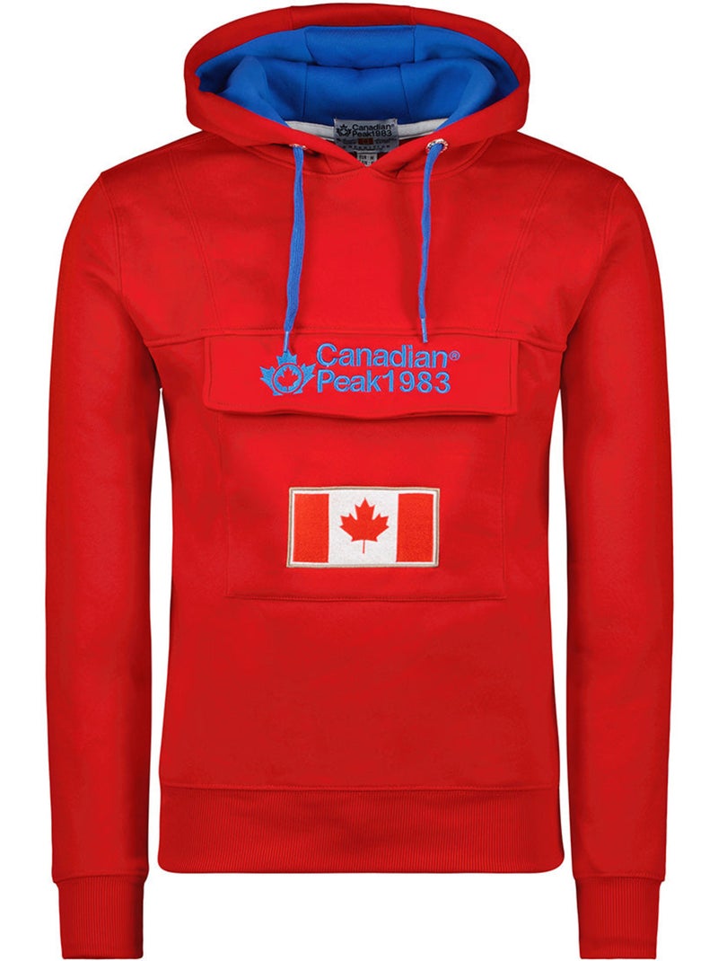 Sweater met capuchon gadreak – canadian peak Rood - Kiabi