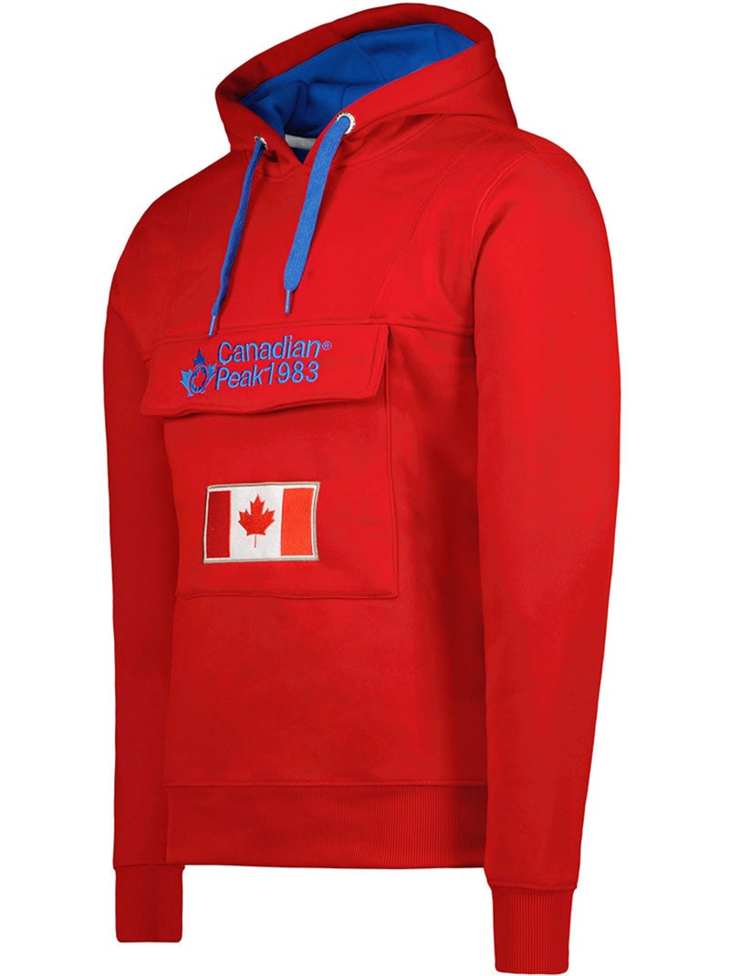Sweater met capuchon gadreak – canadian peak Rood - Kiabi