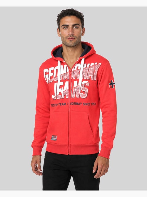 Sweater met capuchon gasper – geographical norway - Kiabi Sweater met capuchon gasper – geographical norway - Kiabi