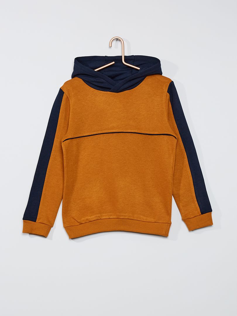 Sweater met capuchon GEEL - Kiabi