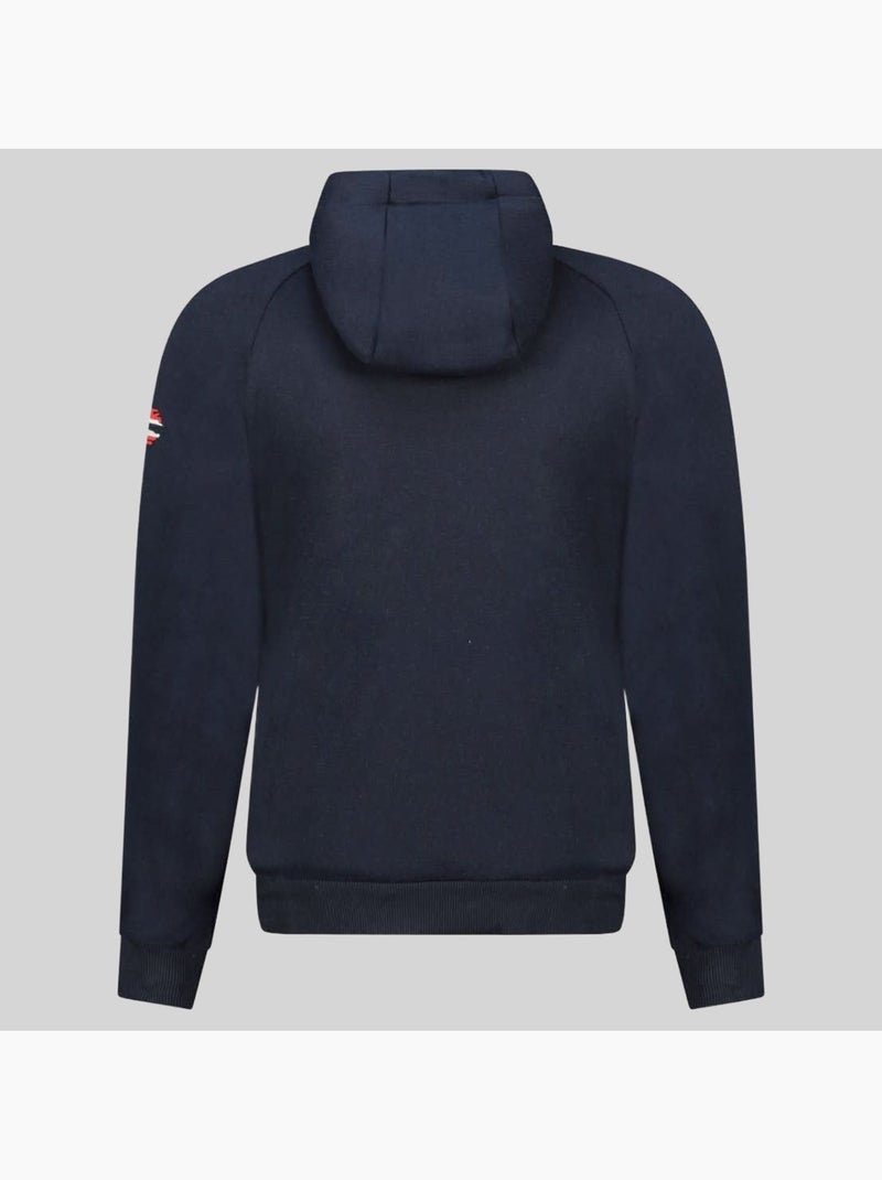 Sweater met capuchon gexpe – geographical norway Marineblauw - Kiabi
