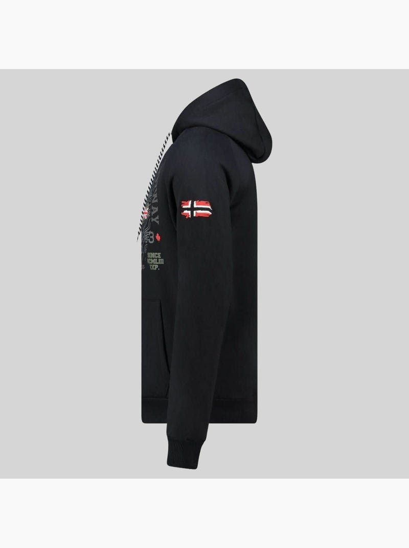Sweater met capuchon gexpe – geographical norway Marineblauw - Kiabi
