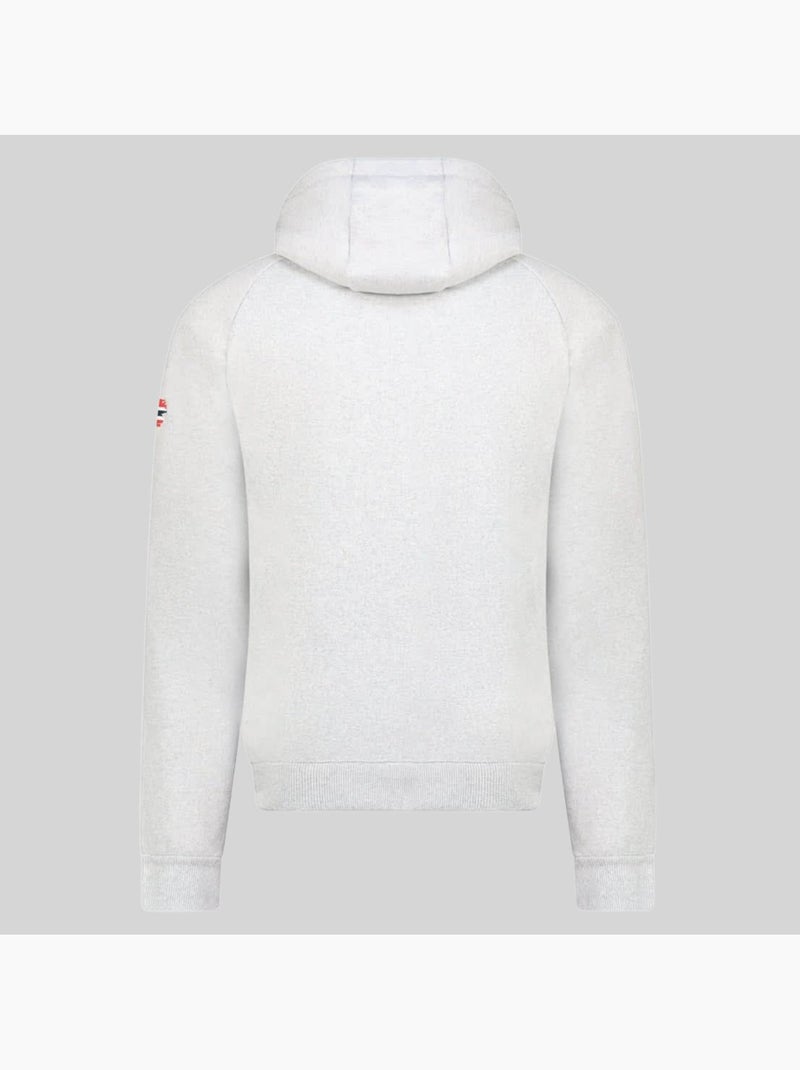 Sweater met capuchon gofoten – geographical norway Lichtgrijs - Kiabi
