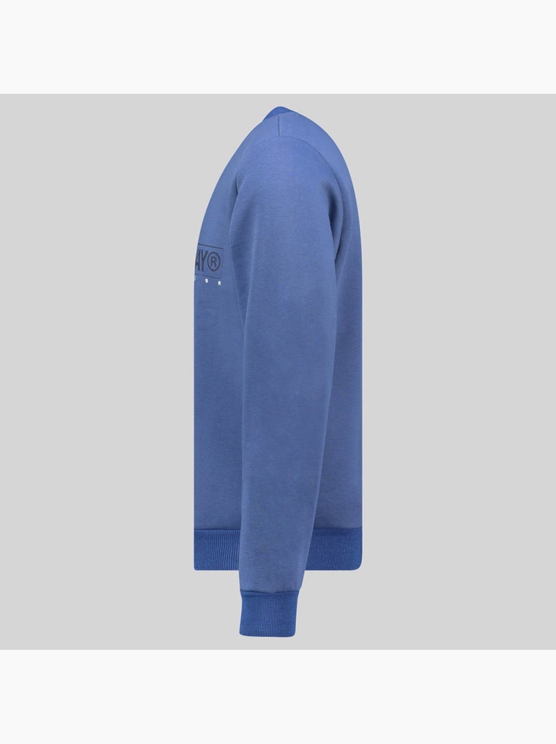 Sweater met capuchon gotrun – geographical norway Blauw - Kiabi