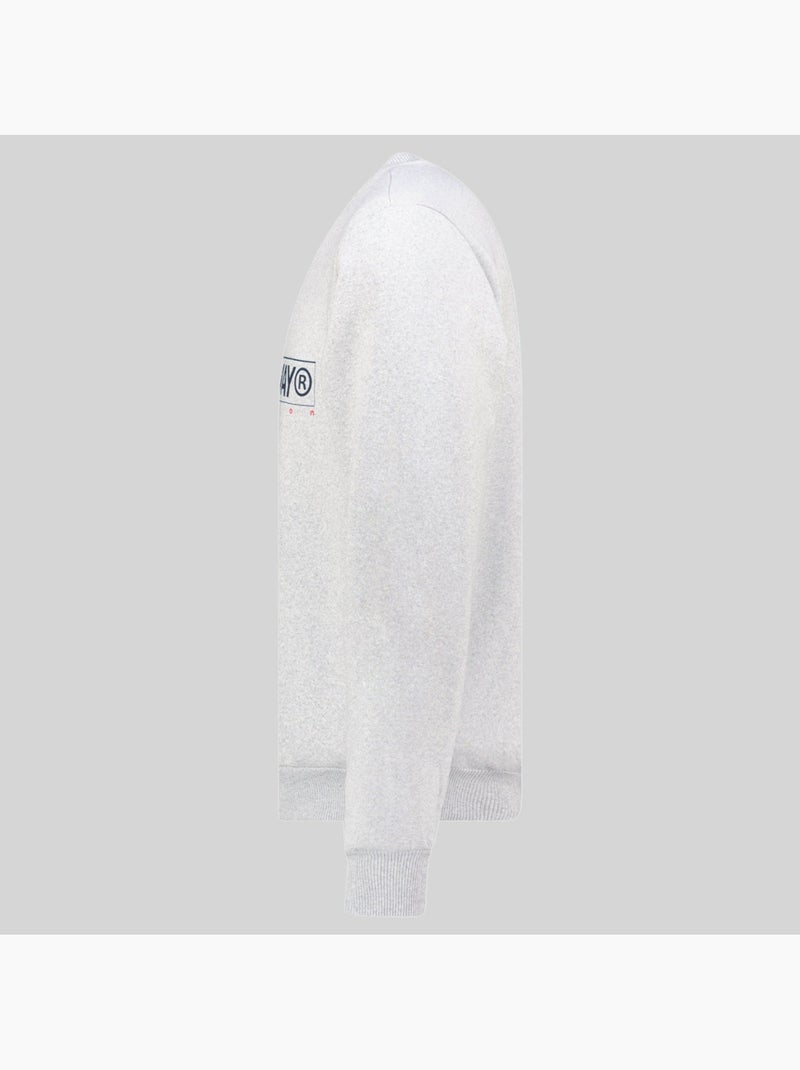Sweater met capuchon gotrun – geographical norway Lichtgrijs - Kiabi