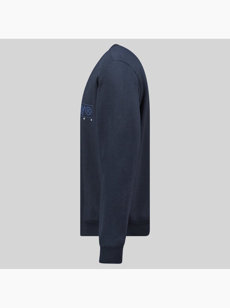 Sweater met capuchon gotrun – geographical norway Marineblauw - Kiabi