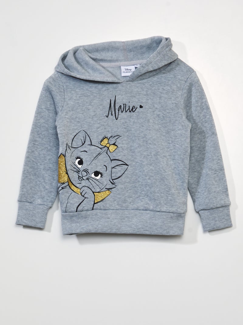 Sweater met capuchon GRIJS - Kiabi