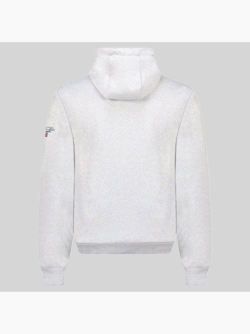 Sweater met capuchon grusty – geographical norway Lichtgrijs - Kiabi