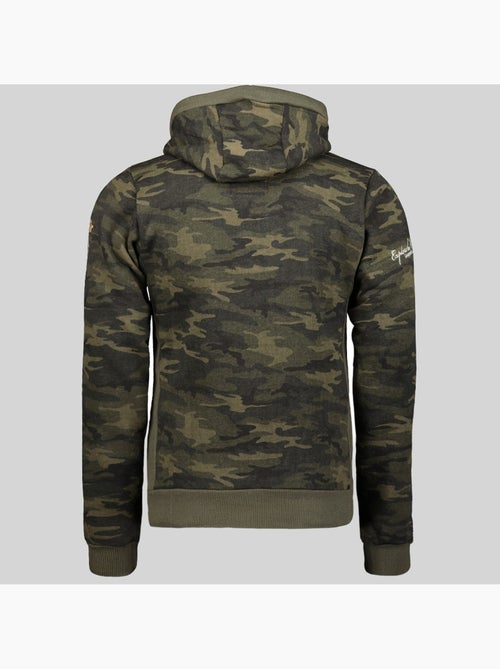 Sweater met capuchon gymclass camo – geographical norway - Kiabi Sweater met capuchon gymclass camo – geographical norway - Kiabi