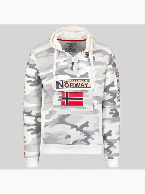 Sweater met capuchon gymclass camo – geographical norway - Kiabi Sweater met capuchon gymclass camo – geographical norway - Kiabi